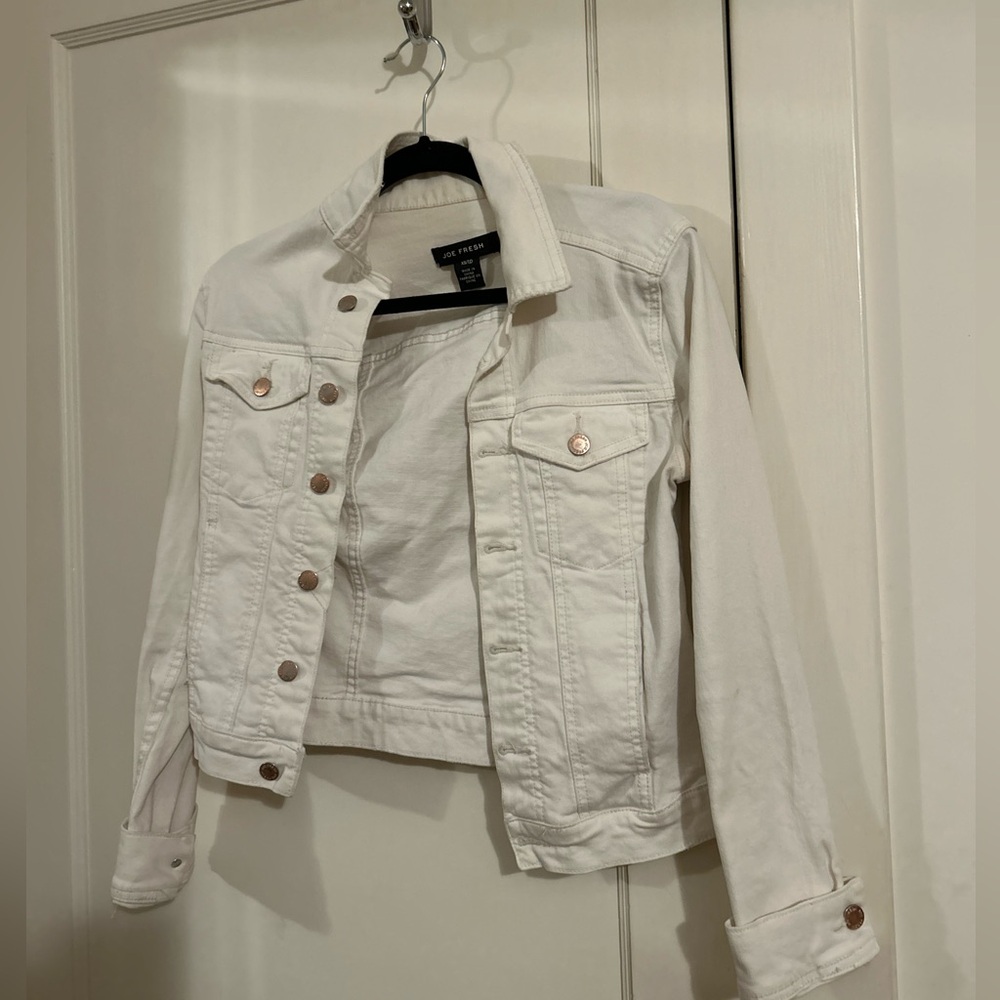 Joe Fresh White Denim Jacket